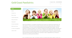 Desktop Screenshot of goldcoastpaediatrics.com